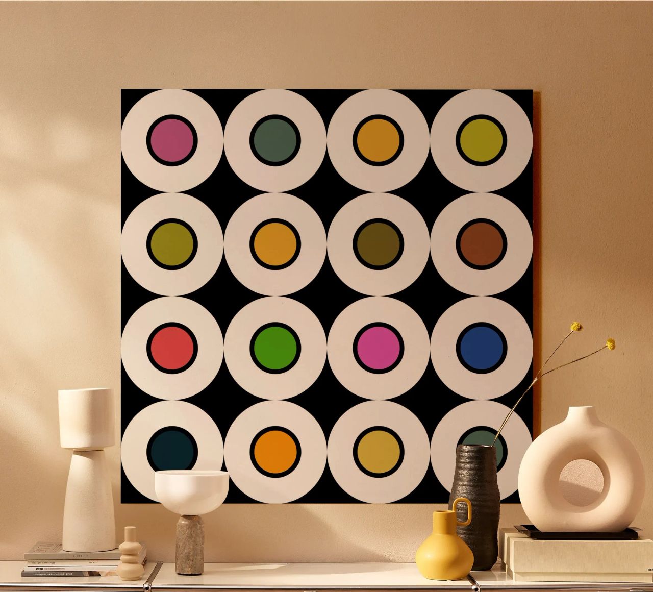 Retro 1960s Inspired Pattern plexiglass da good-vibes