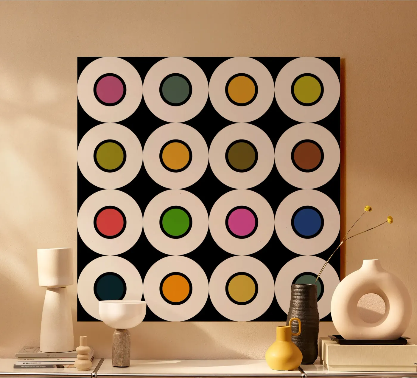 Retro 1960s Inspired Pattern plexiglass da good-vibes