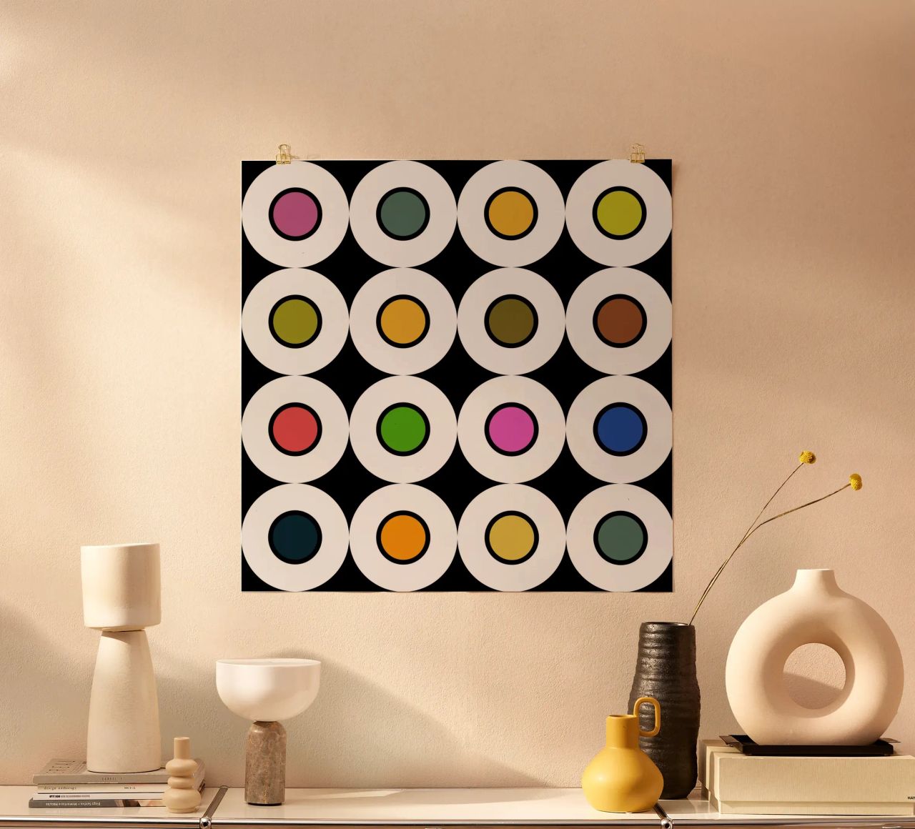 Retro 1960s Inspired Pattern carta hahnemühle da good-vibes