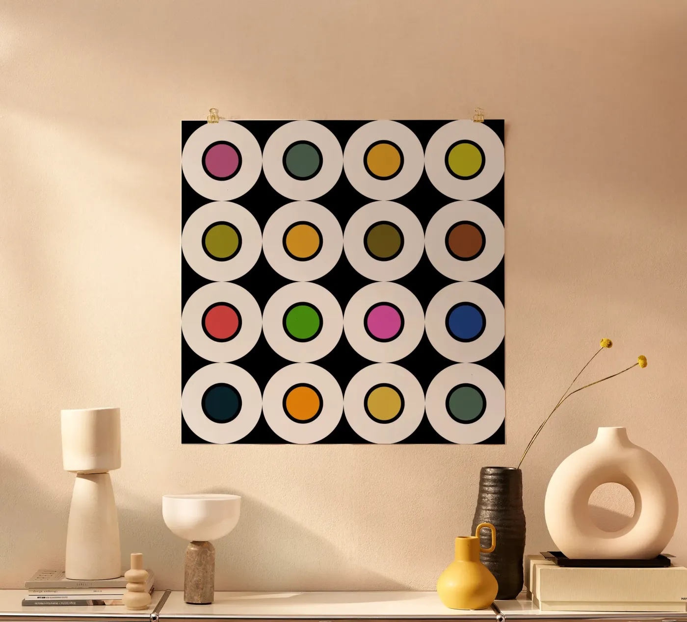 Retro 1960s Inspired Pattern poster da good-vibes