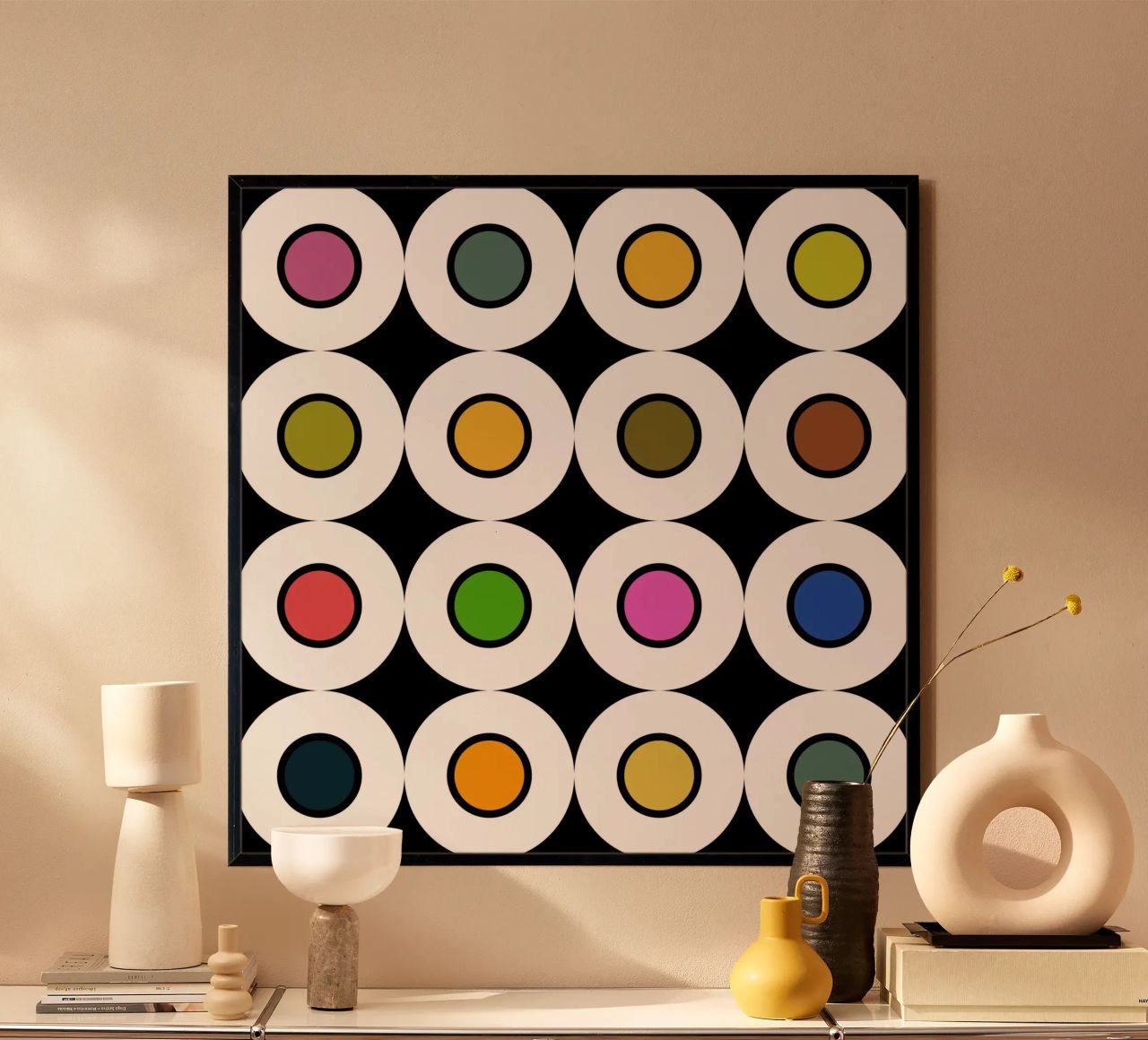 Retro 1960s Inspired Pattern carta hahnemühle da good-vibes