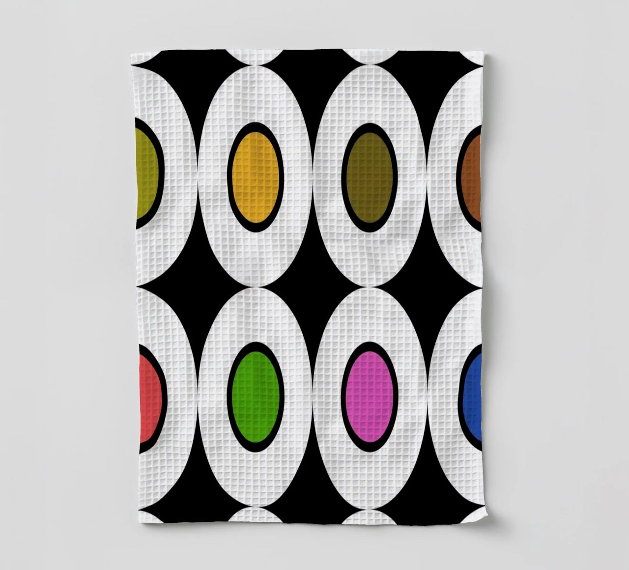 Retro 1960s Inspired Pattern canovaccio da cucina da good-vibes