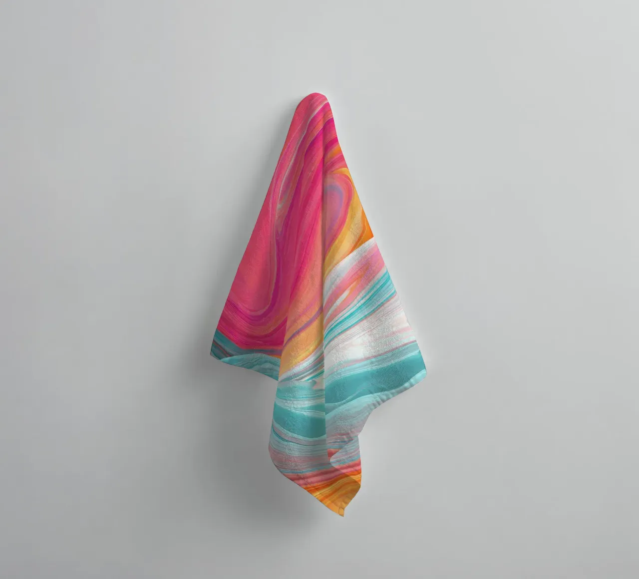 Vivid Motion Abstract Color Waves towel by StudioVO