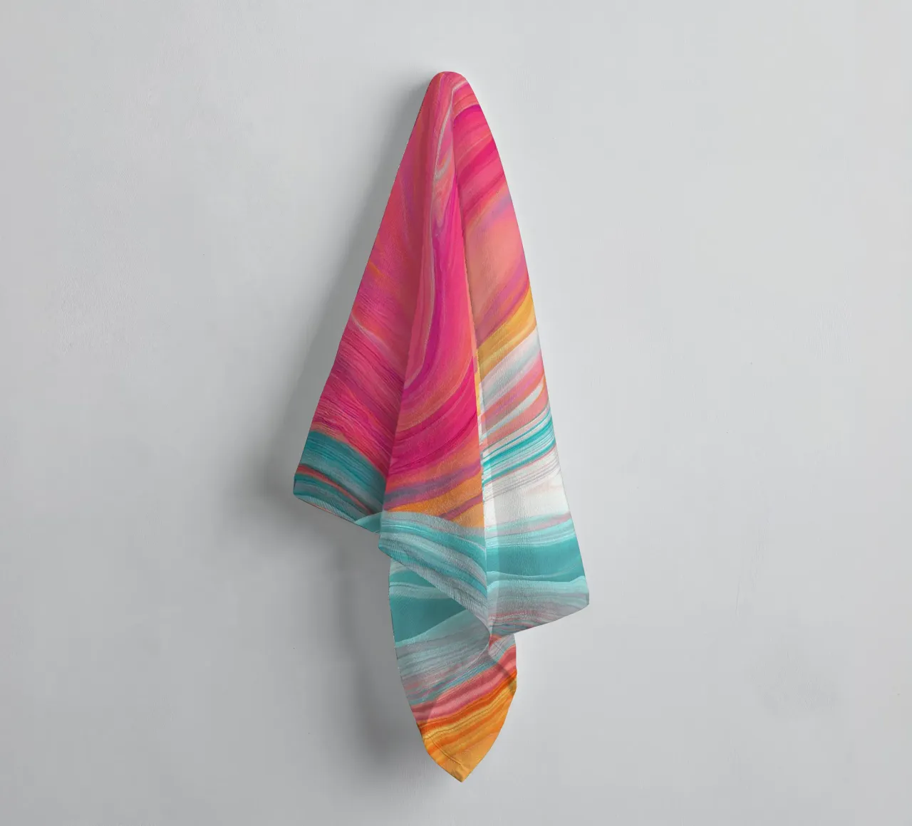 Vivid Motion Abstract Color Waves towel by StudioVO
