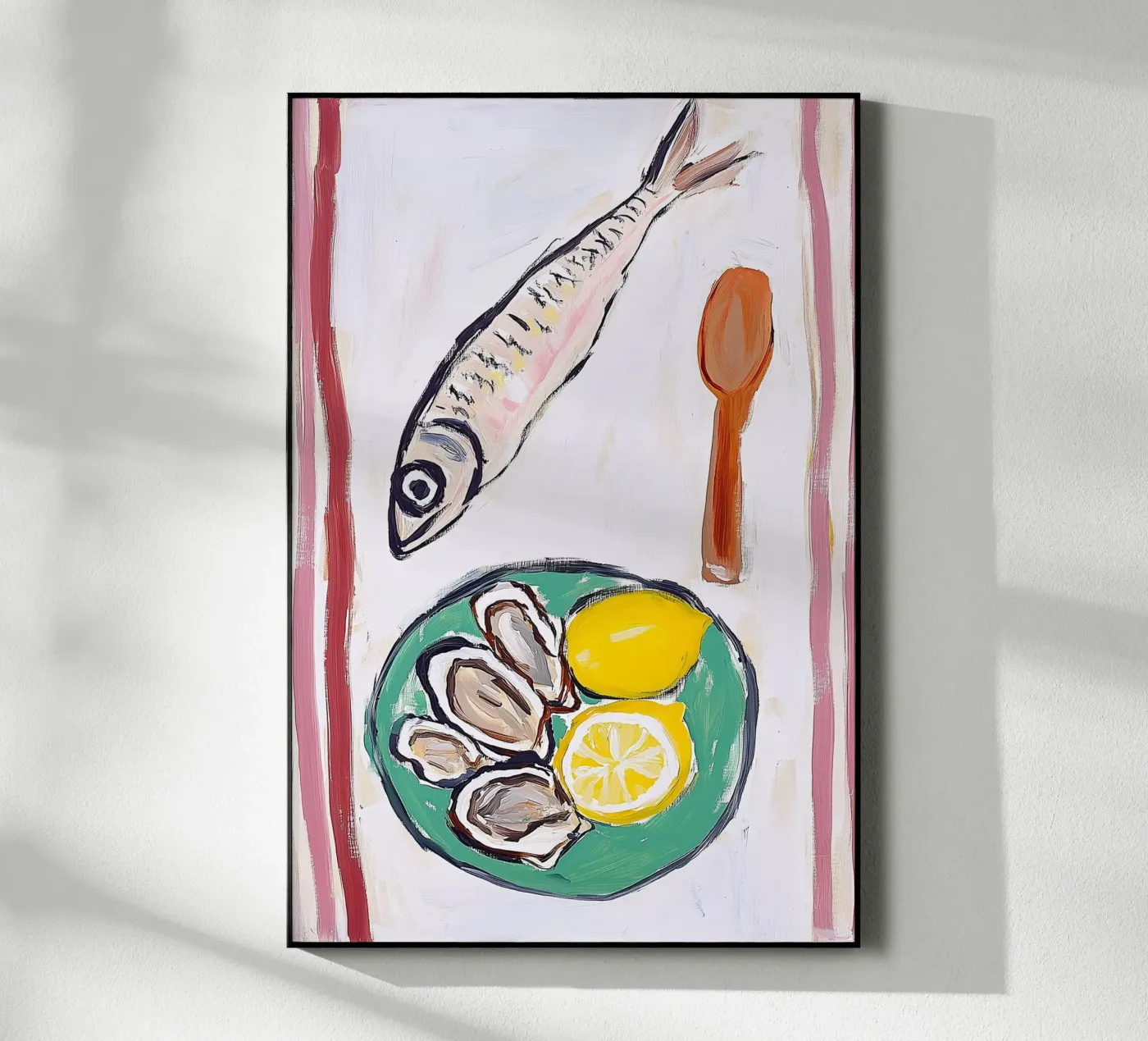 Seaside Feast plexiglas de BALIKA HOMES ART