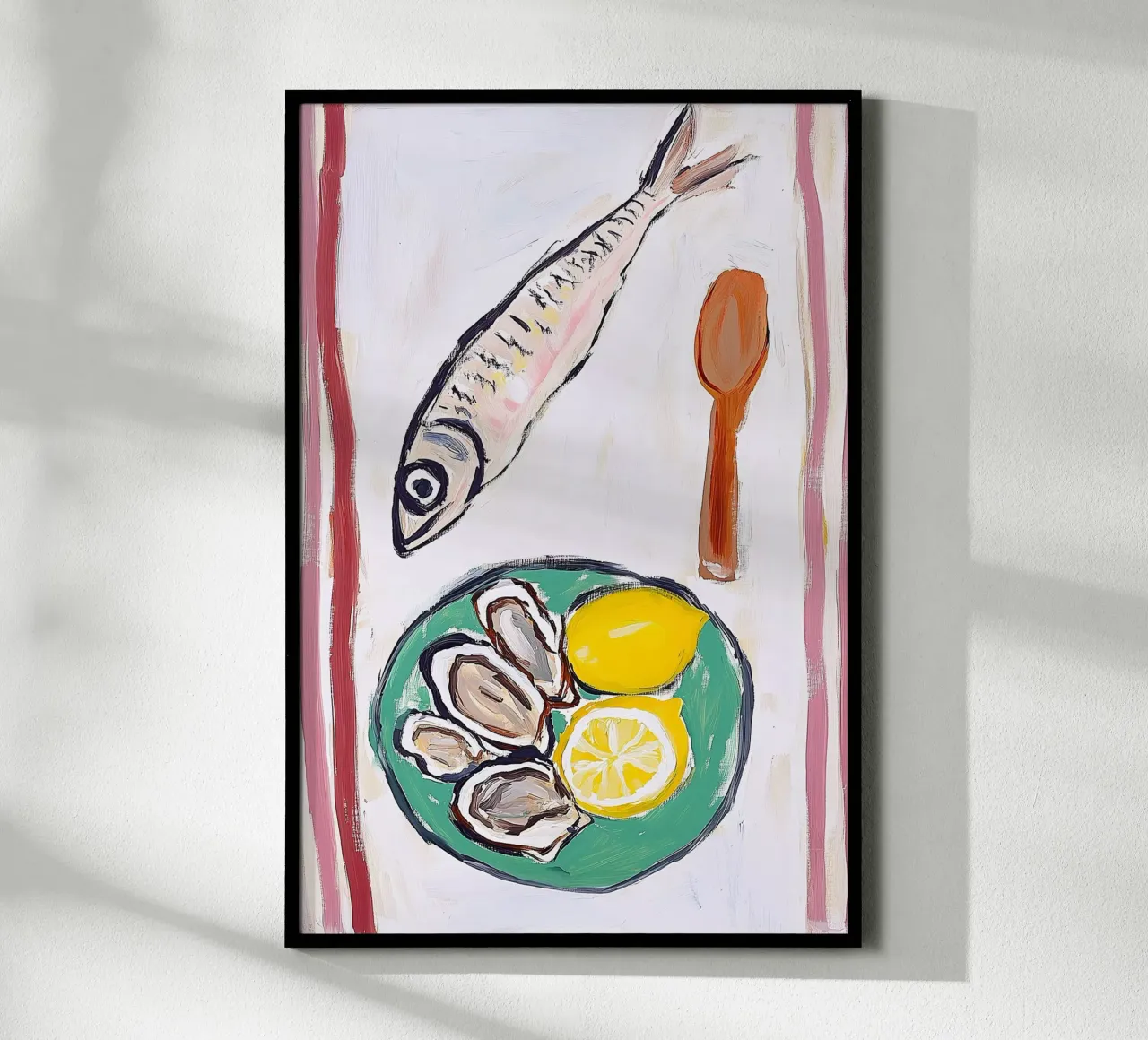 Seaside Feast poster da BALIKA HOMES ART