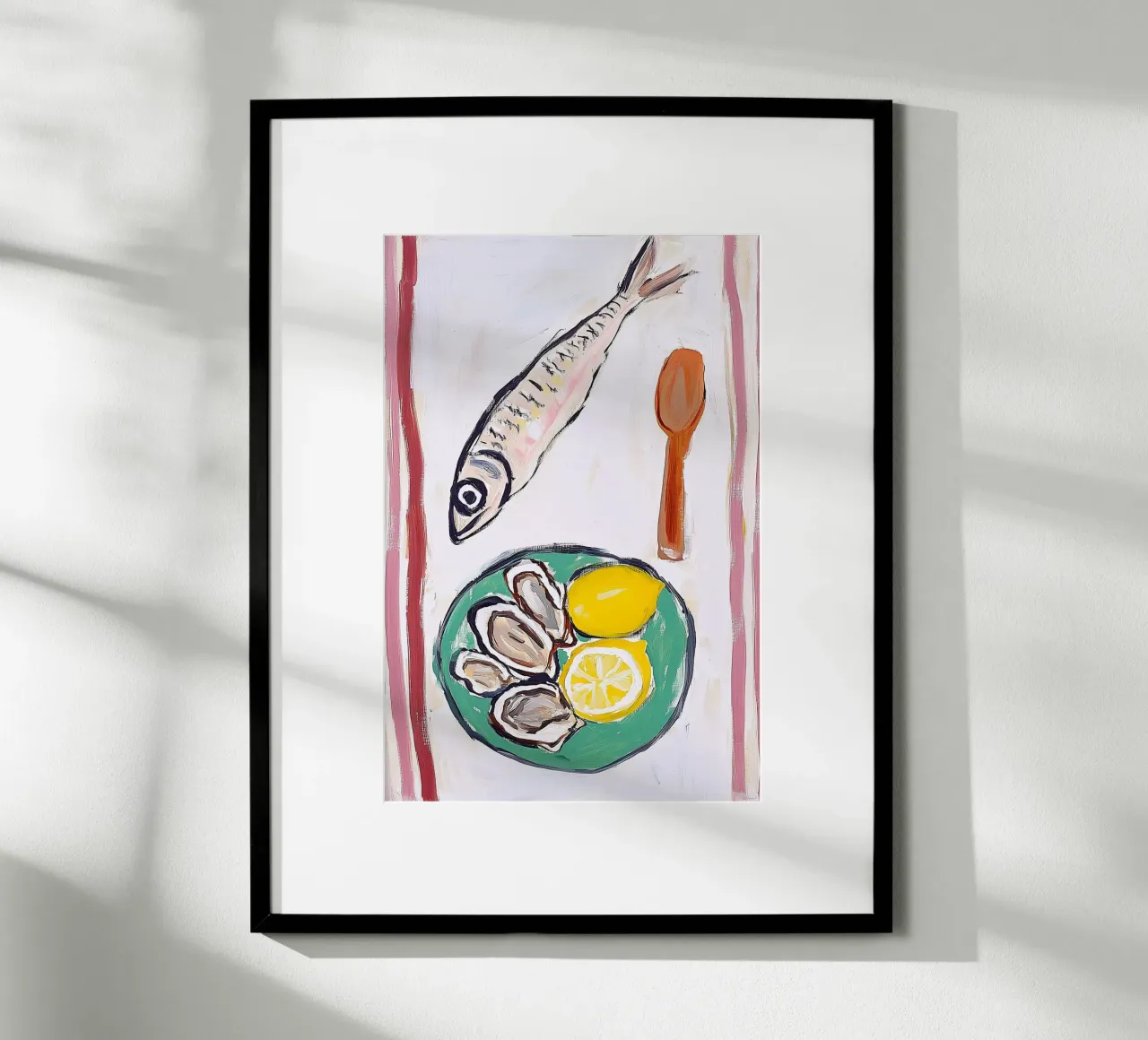 Seaside Feast poster da BALIKA HOMES ART