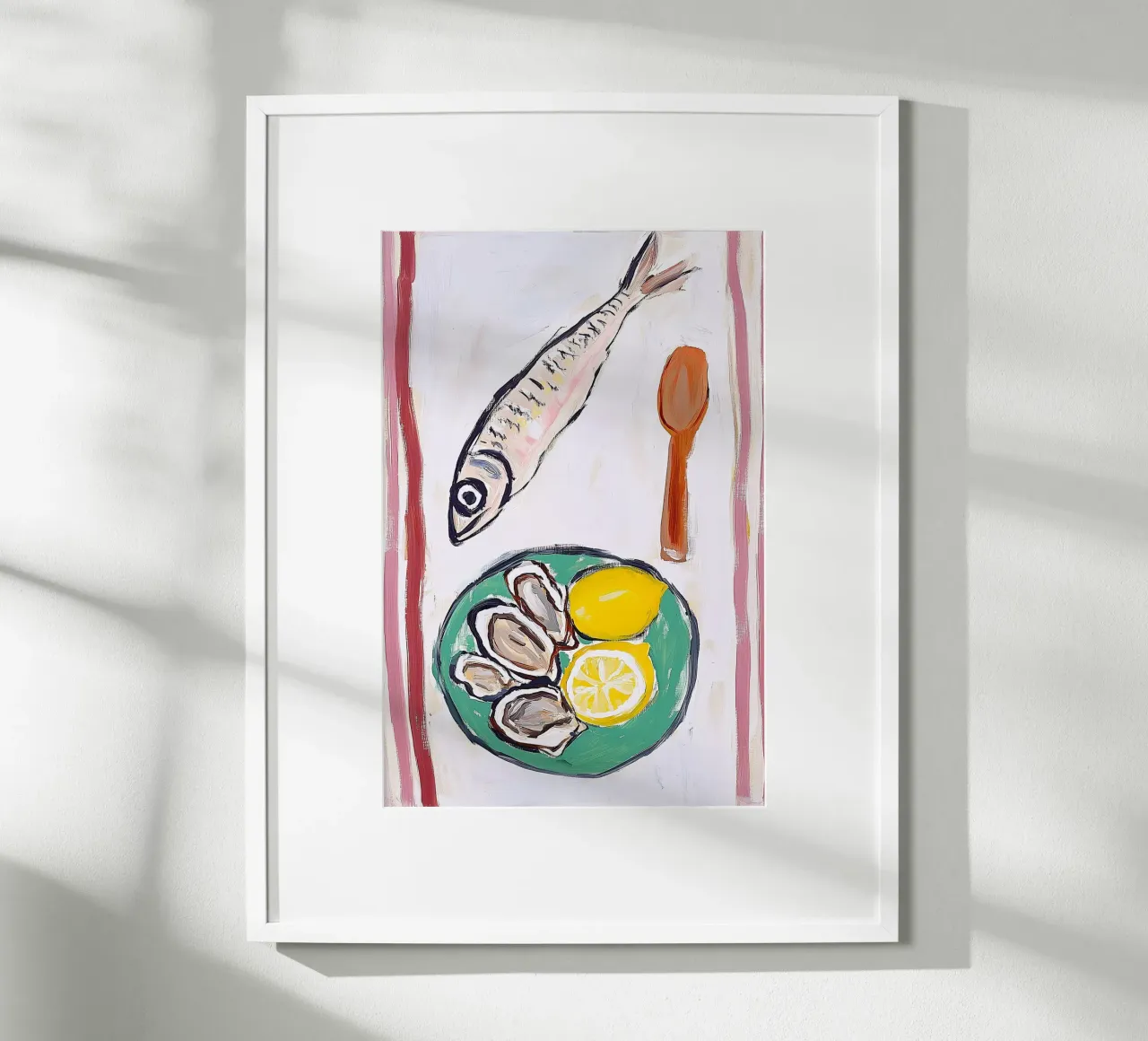 Seaside Feast poster da BALIKA HOMES ART