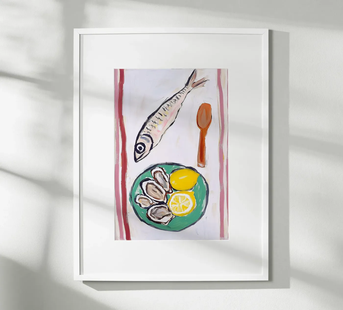 Seaside Feast poster da BALIKA HOMES ART