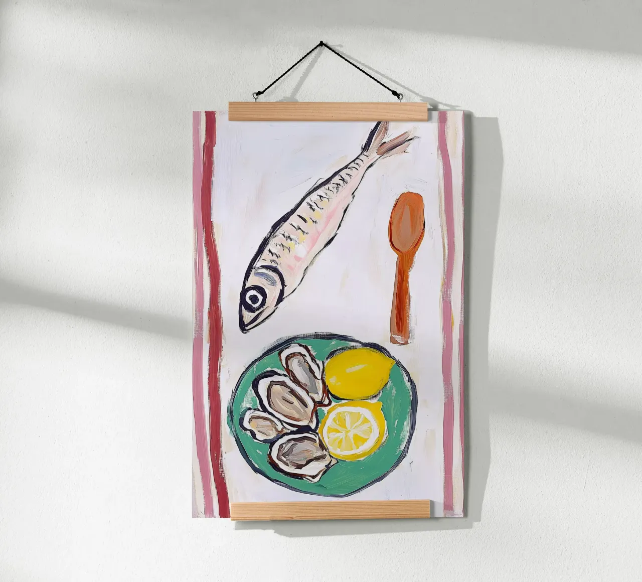 Seaside Feast poster da BALIKA HOMES ART