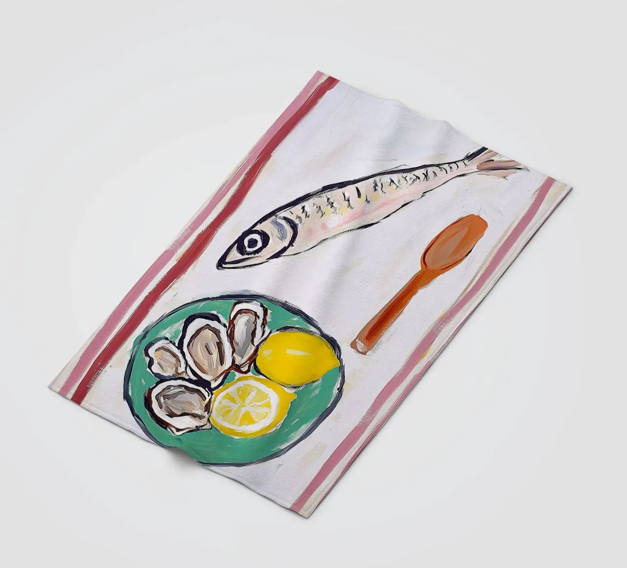 Seaside Feast coperta in pile da BALIKA HOMES ART