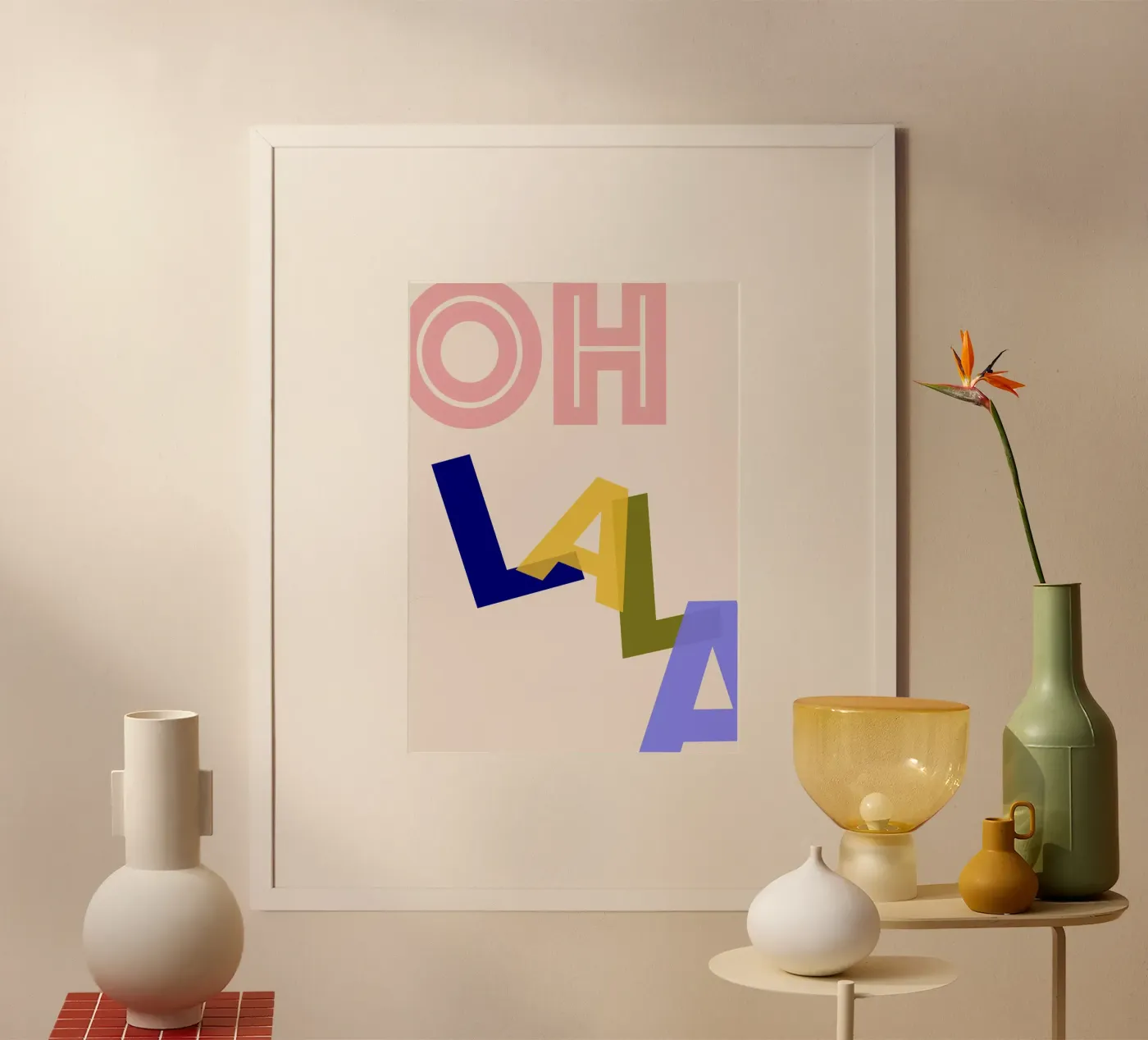 Oh lala poster da Hej Ibiza by Ute Arnold
