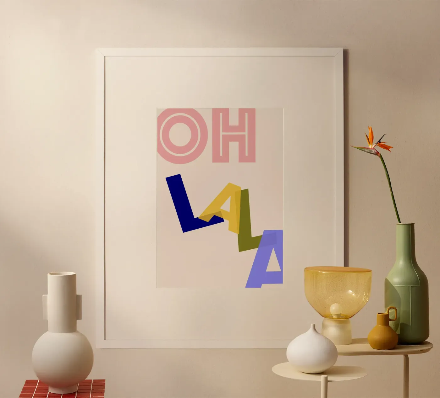 Oh lala poster da Hej Ibiza by Ute Arnold