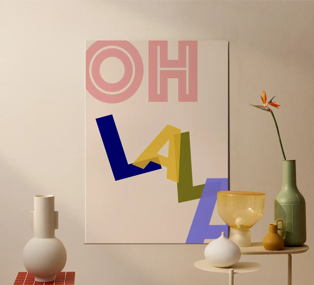 Oh lala poster da Hej Ibiza by Ute Arnold