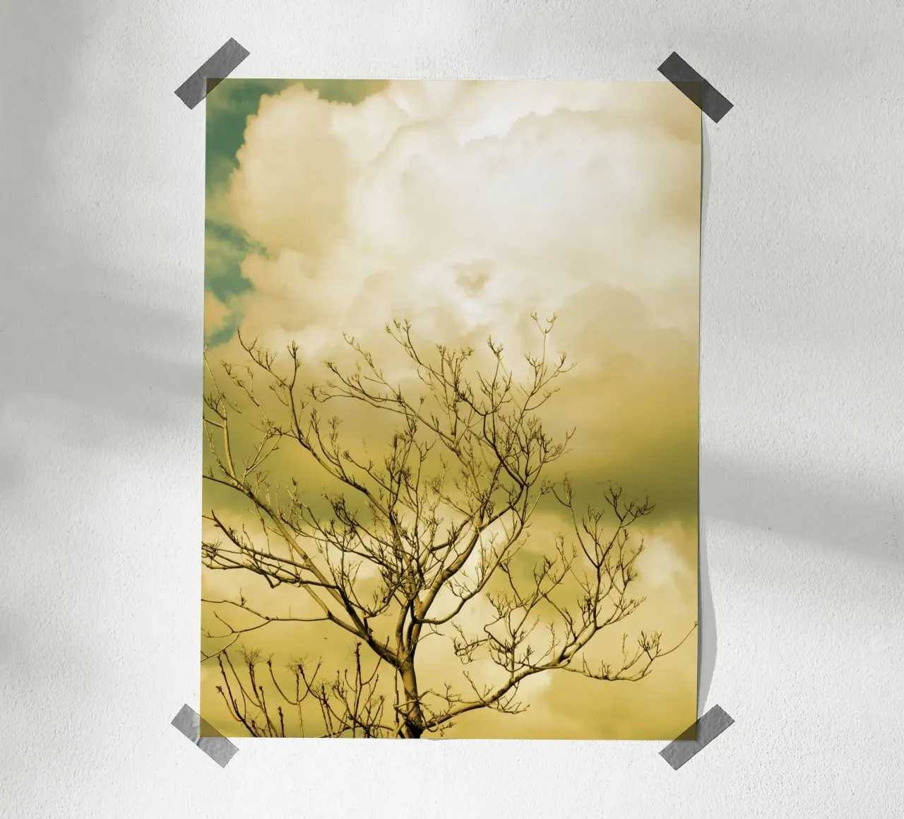 Stormy Clouds poster by ArtSkratches