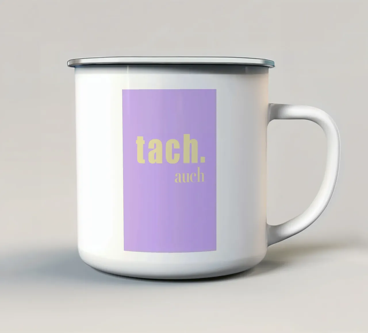 tach auch tazza in smalto da Hej Ibiza by Ute Arnold