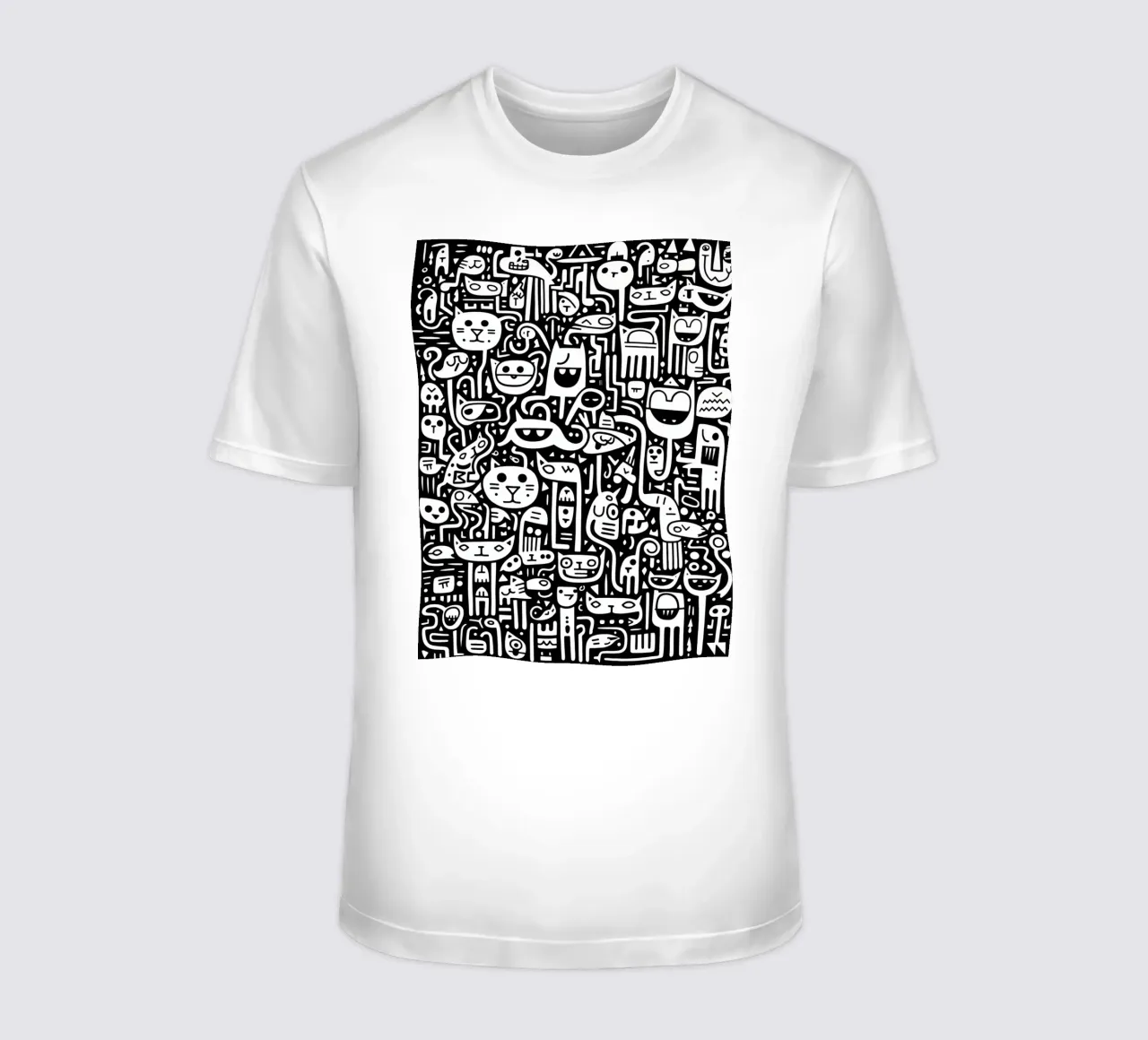 Schema del gatto | Il primo gatto cattura l'uccello t-shirt da Autofocus