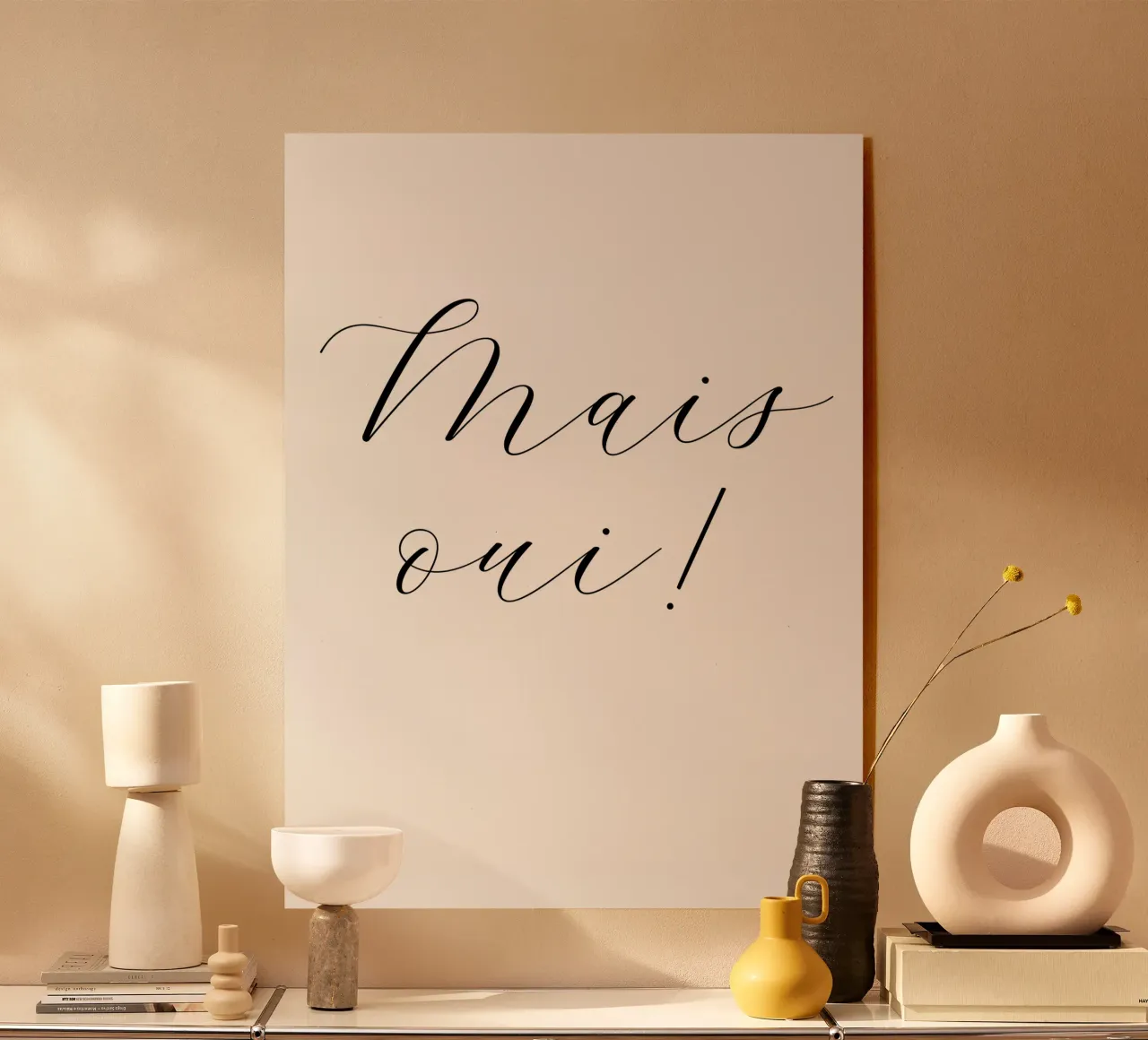 Mais oui! plexiglass da Catherine Aguilar