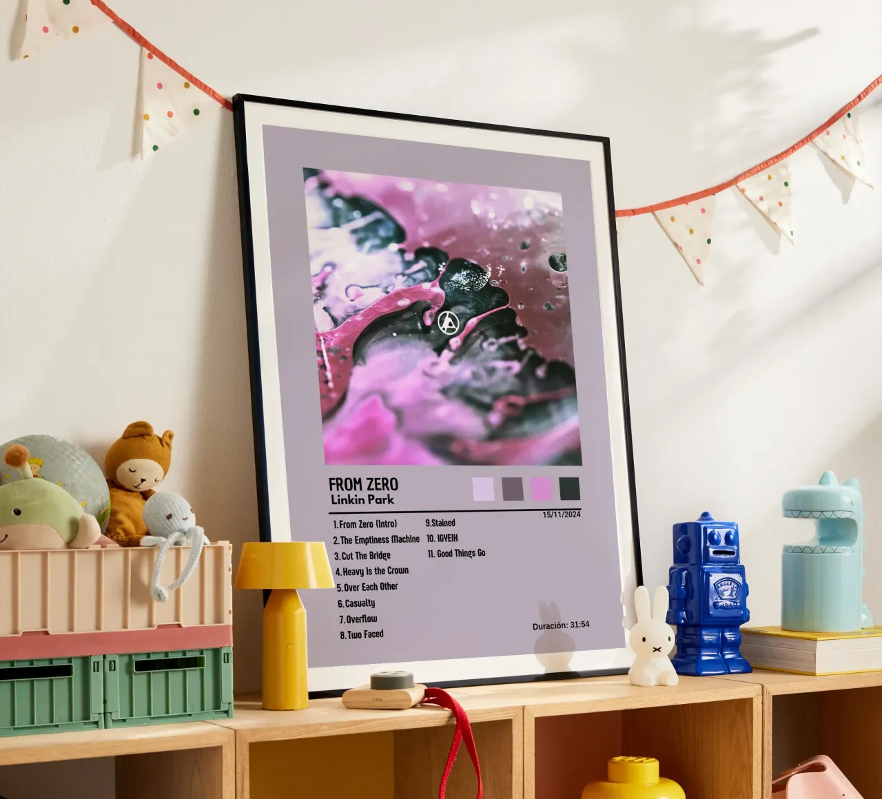 Linkin Park From Zero Tracklists carta hahnemühle da Linda Tobrut