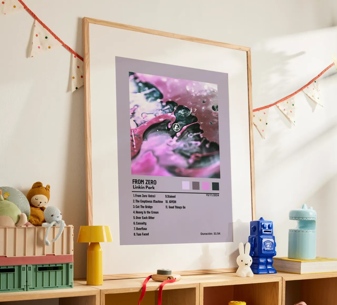 Linkin Park From Zero Tracklists carta hahnemühle da Linda Tobrut