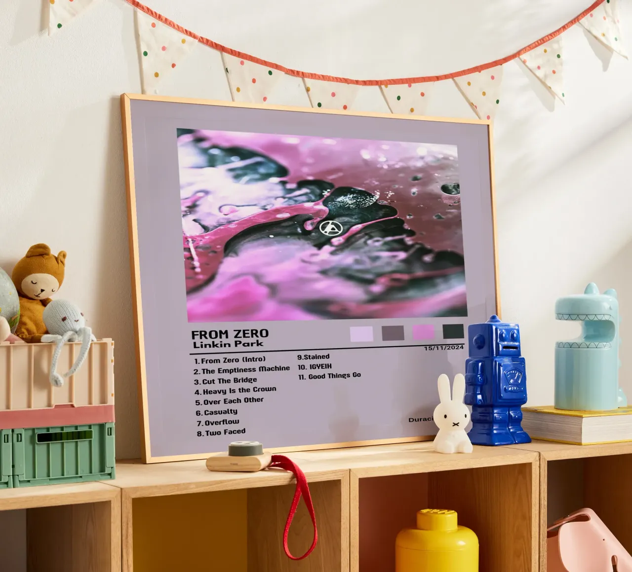 Linkin Park From Zero Tracklists carta hahnemühle da Linda Tobrut