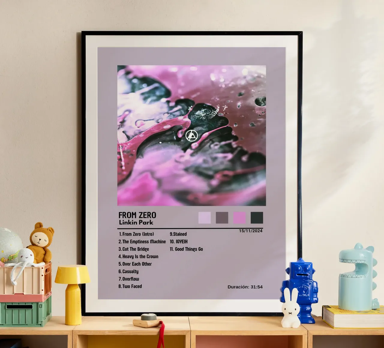 Linkin Park From Zero Tracklists carta hahnemühle da Linda Tobrut