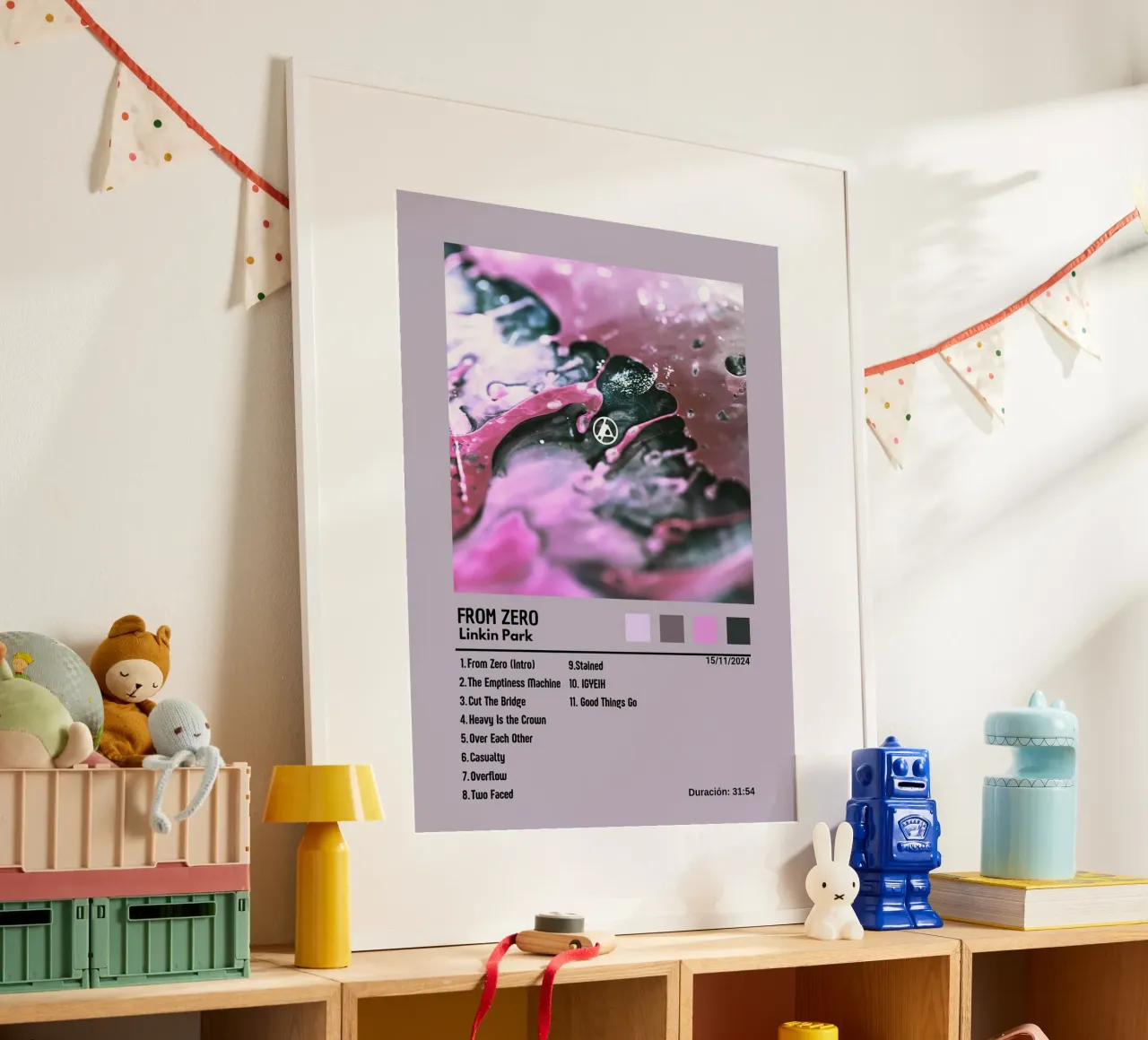 Linkin Park From Zero Tracklists carta hahnemühle da Linda Tobrut