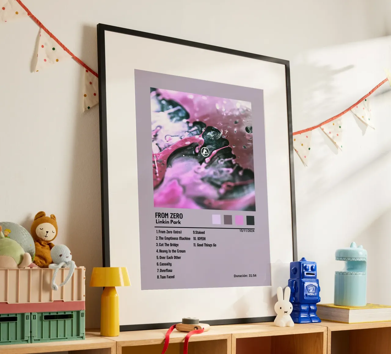 Linkin Park From Zero Tracklists carta hahnemühle da Linda Tobrut