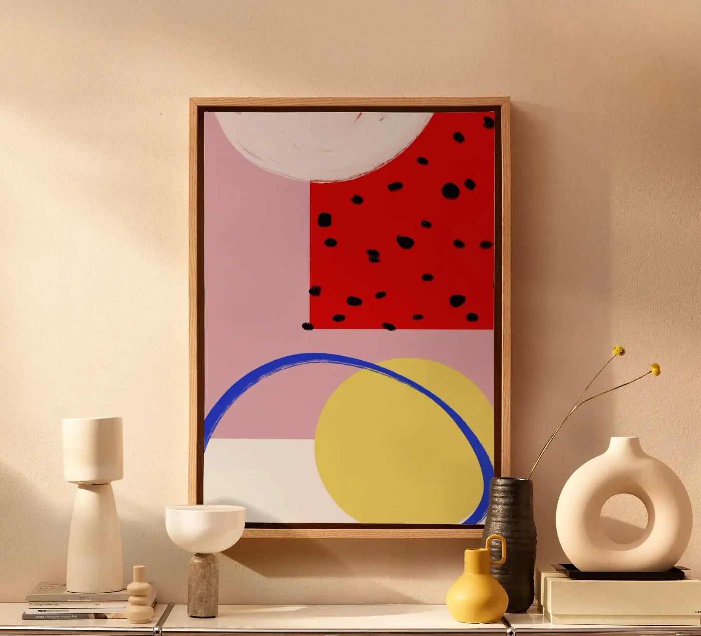 Vicky canvas van Hej Ibiza by Ute Arnold