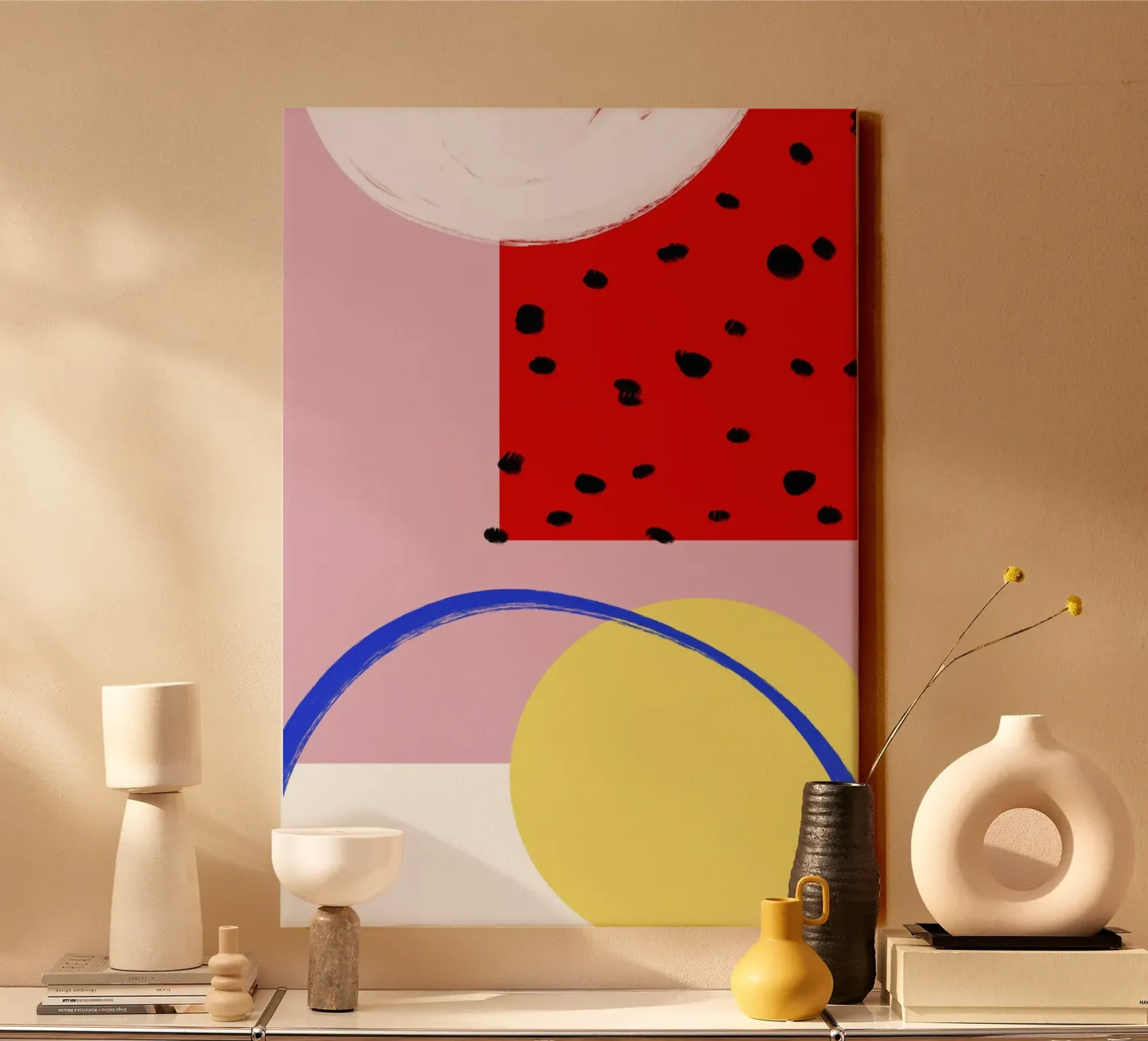 Vicky canvas van Hej Ibiza by Ute Arnold