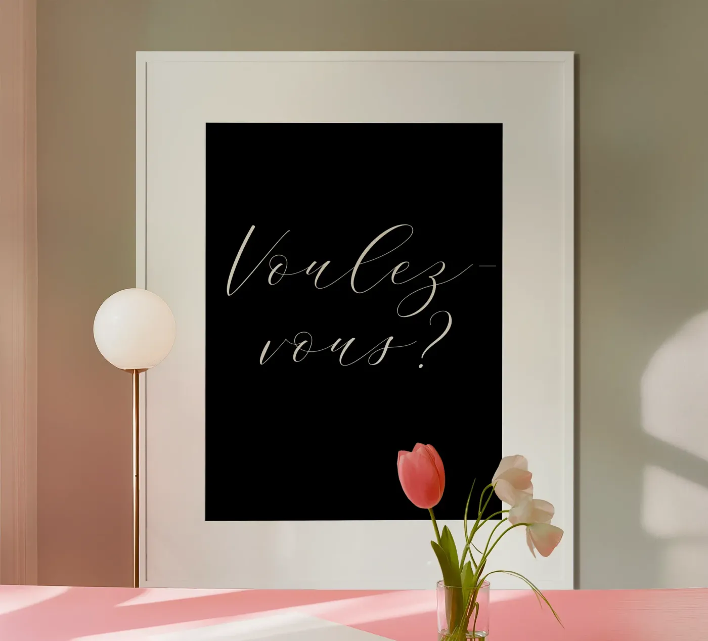 Voulez-vous? poster da Catherine Aguilar