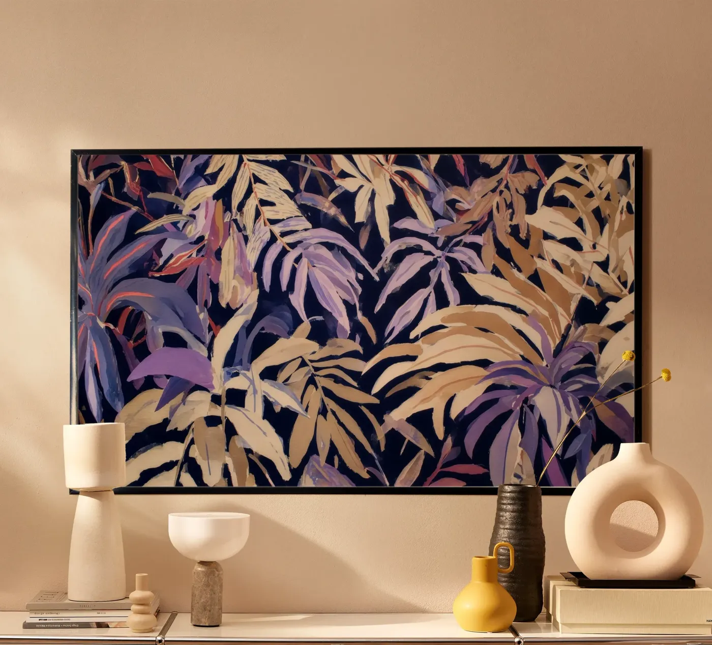 Violet Canopy poster by Rachel Tanner Studio