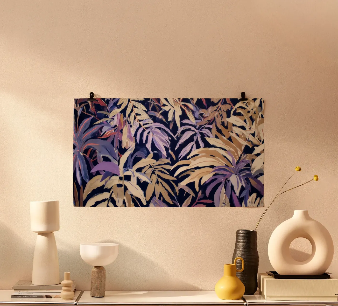 Violet Canopy poster by Rachel Tanner Studio