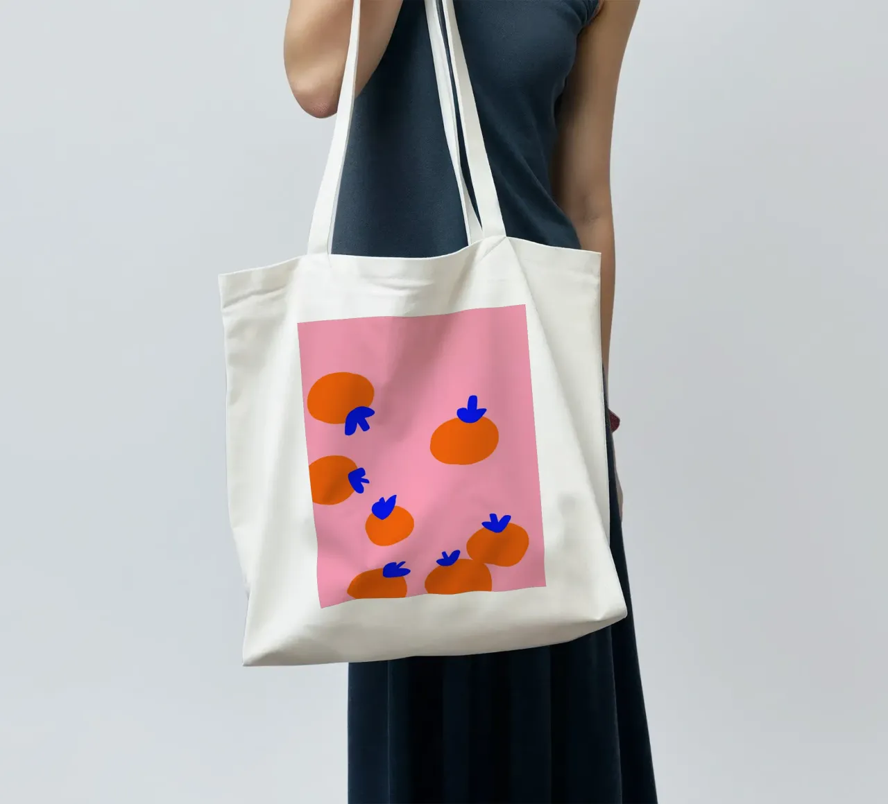 Orangen Party borsa in juta da Hej Ibiza by Ute Arnold