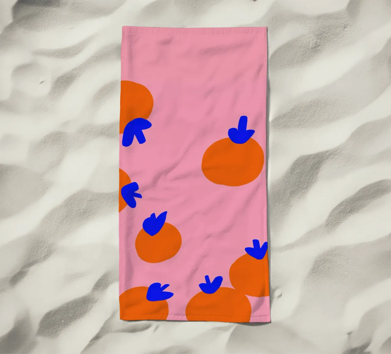 Orangen Party telo mare da Hej Ibiza by Ute Arnold
