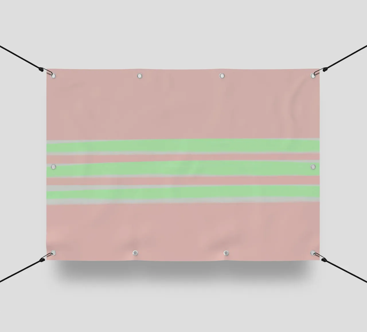 Neon soft stripes telo in pvc da Hej Ibiza by Ute Arnold