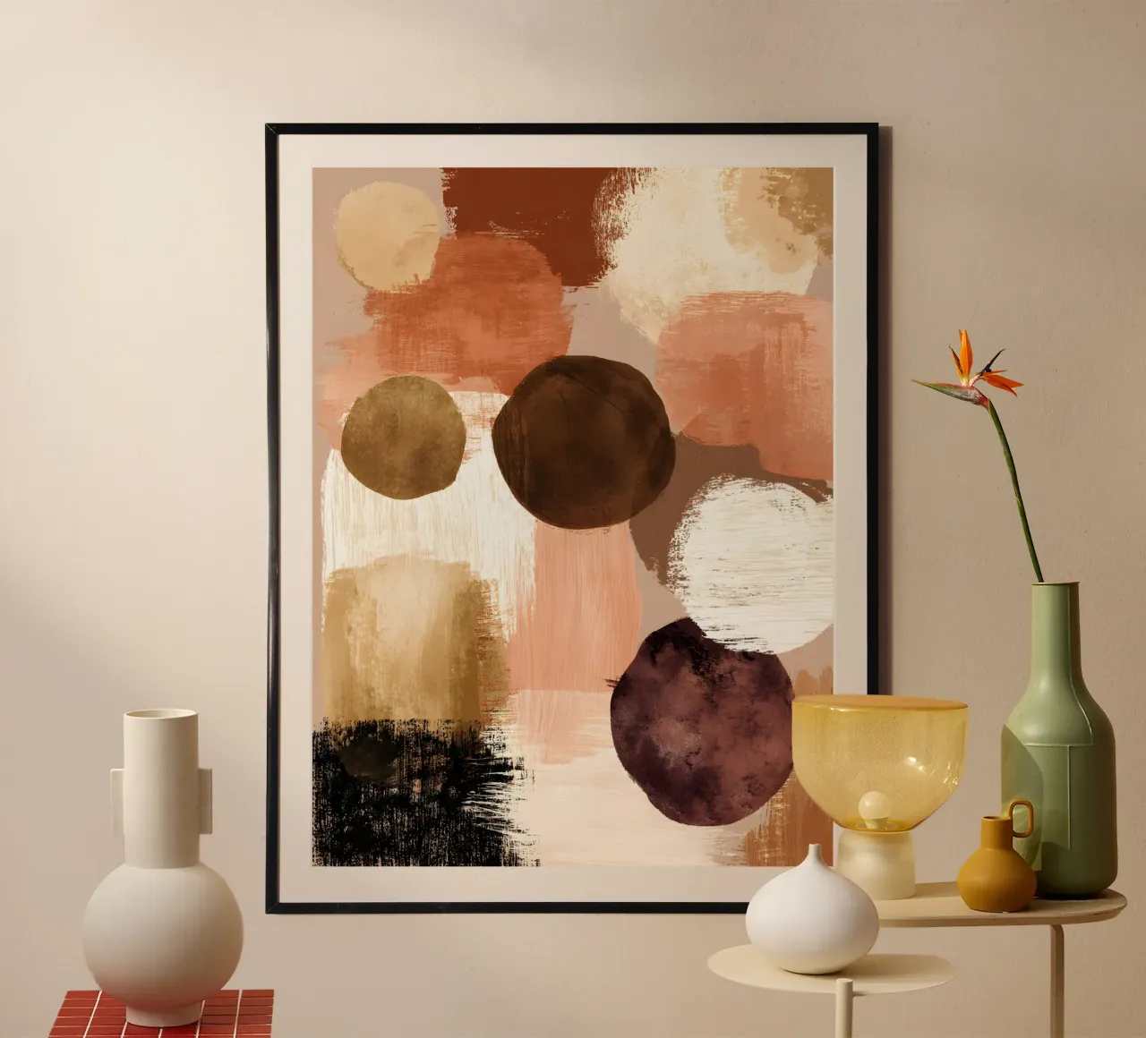 Clay Composition poster van Abstrakt Atelier