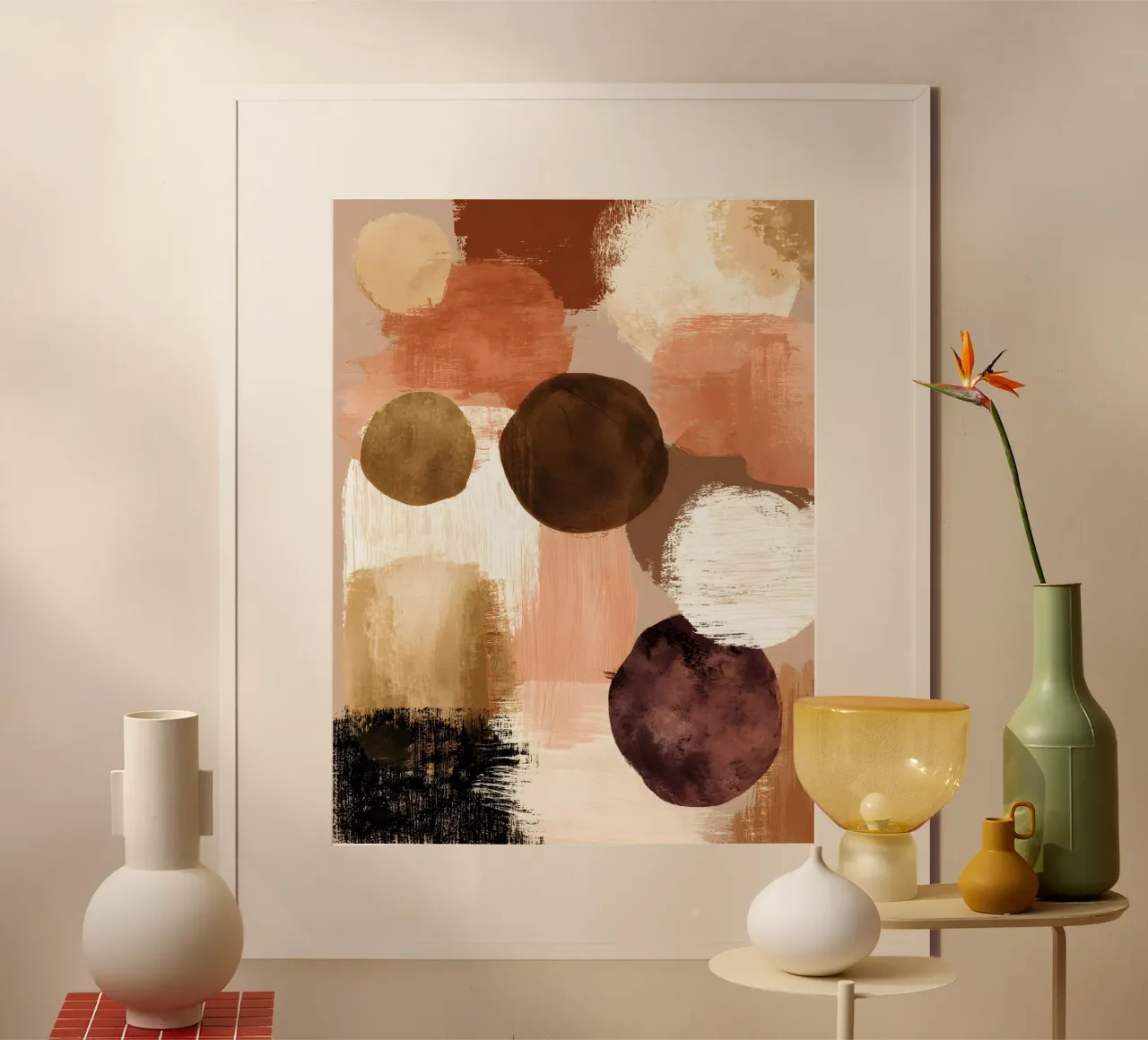 Clay Composition poster van Abstrakt Atelier