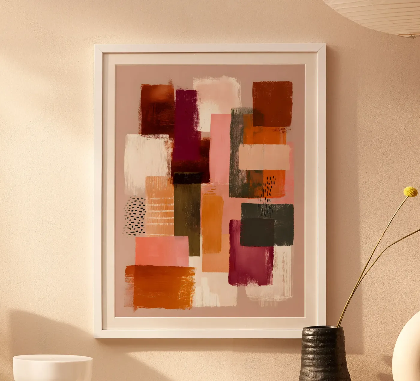 Modern Ember poster da Abstrakt Atelier