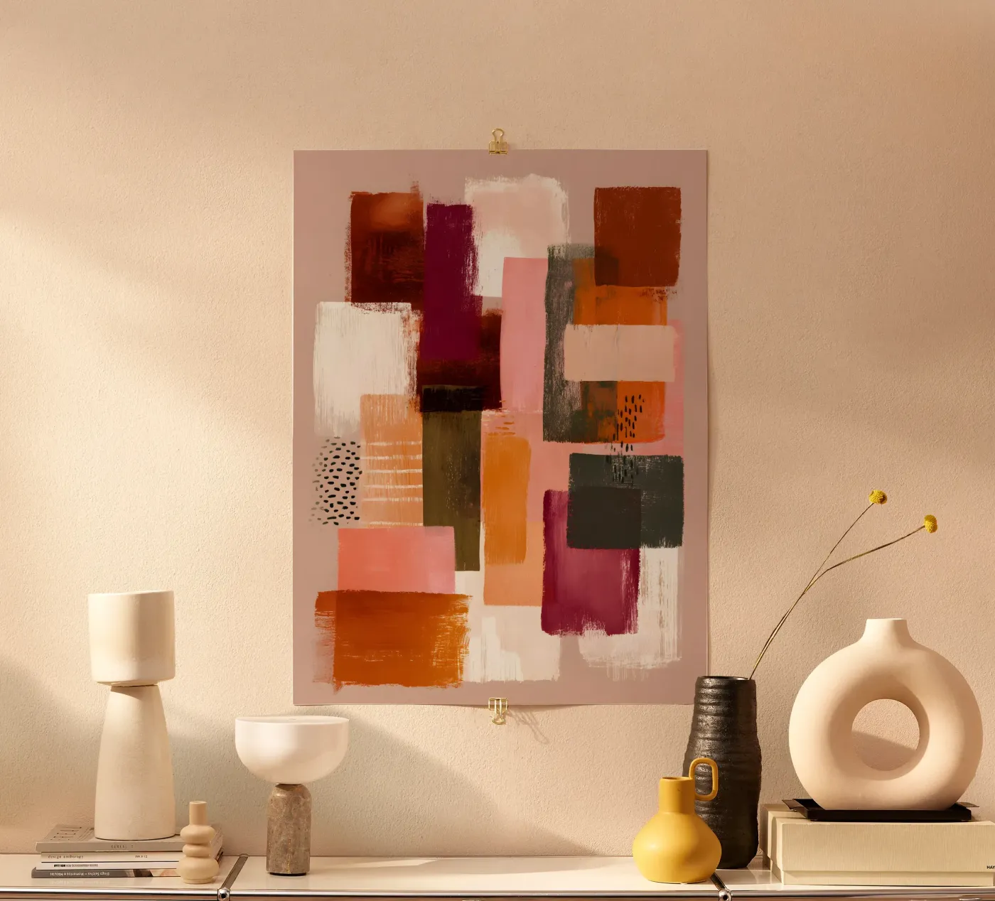 Modern Ember poster da Abstrakt Atelier