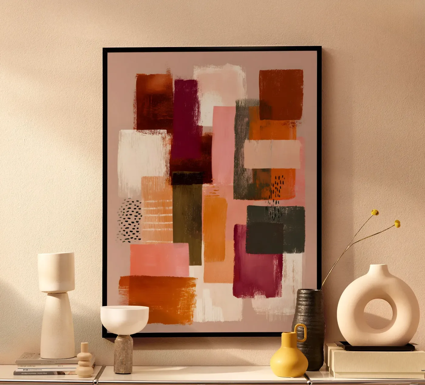 Modern Ember poster da Abstrakt Atelier