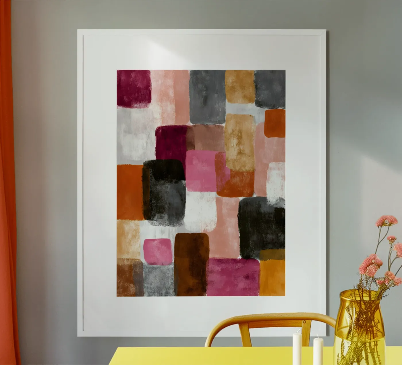 Boho Harmony poster van Abstrakt Atelier