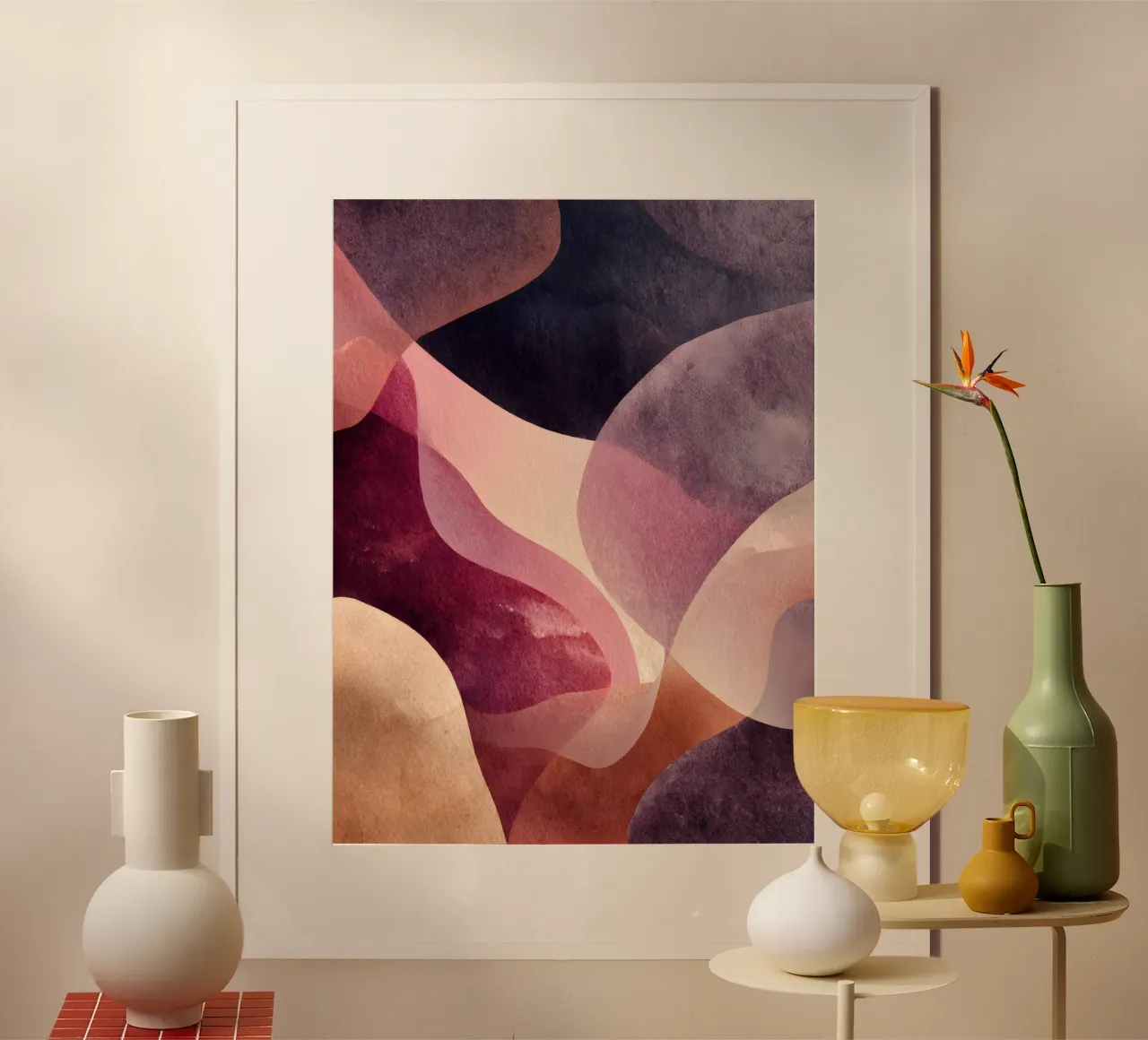 Midnight Flow poster da Abstrakt Atelier