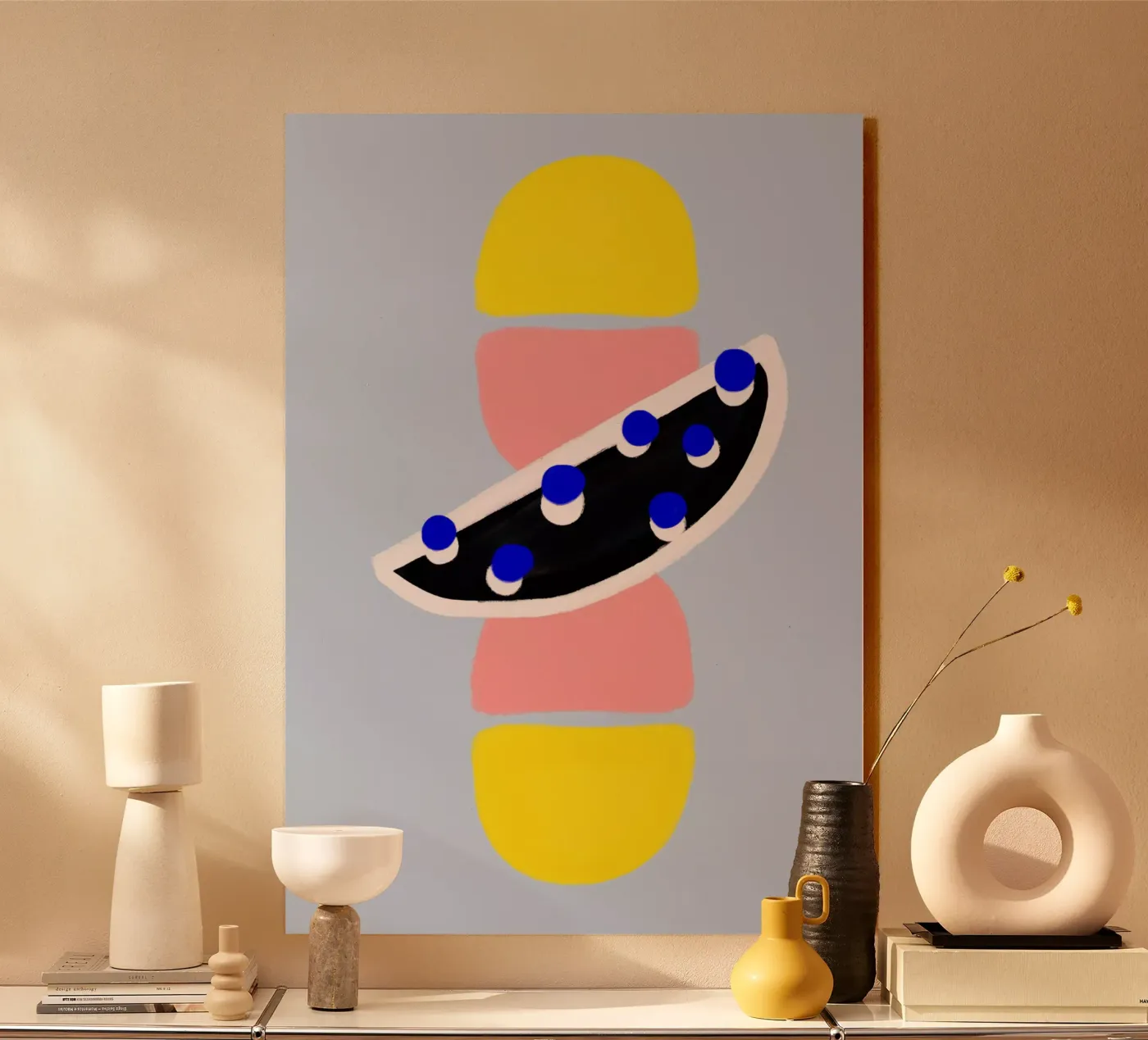 Graphik 444 Acryl-Glas von Hej Ibiza by Ute Arnold