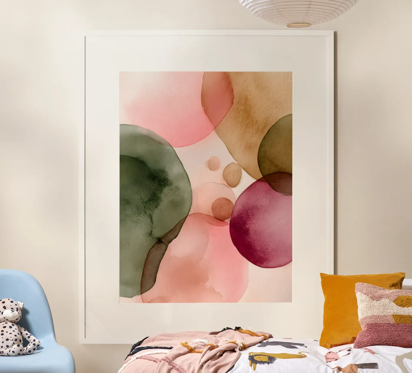 Soft Earth Flow poster da Abstrakt Atelier