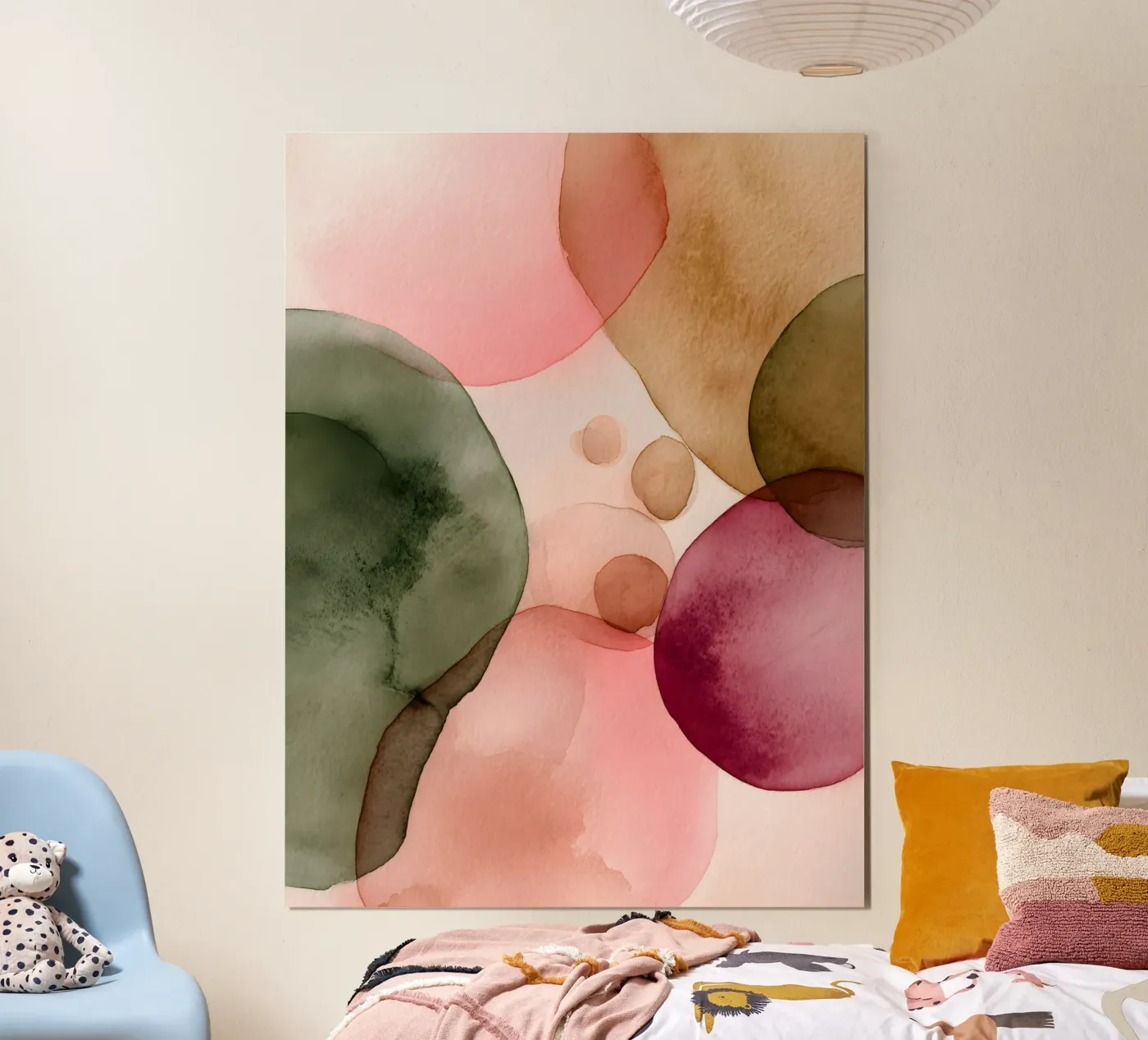 Soft Earth Flow poster da Abstrakt Atelier