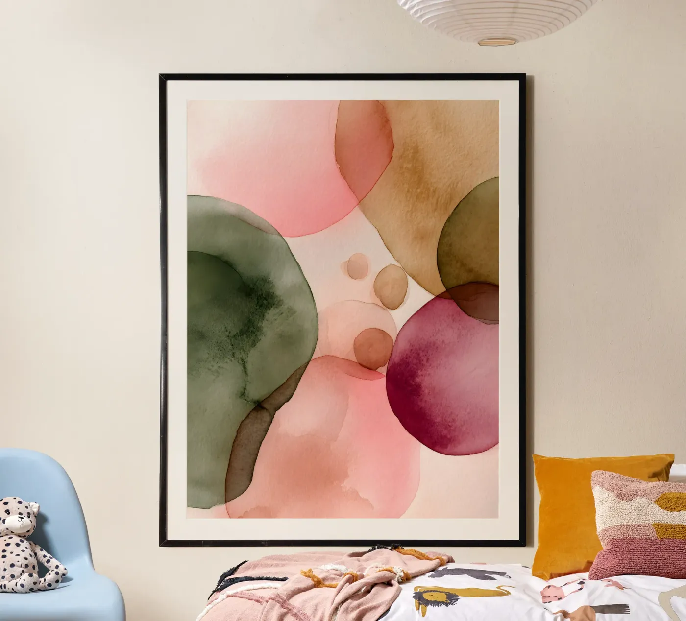 Soft Earth Flow poster da Abstrakt Atelier