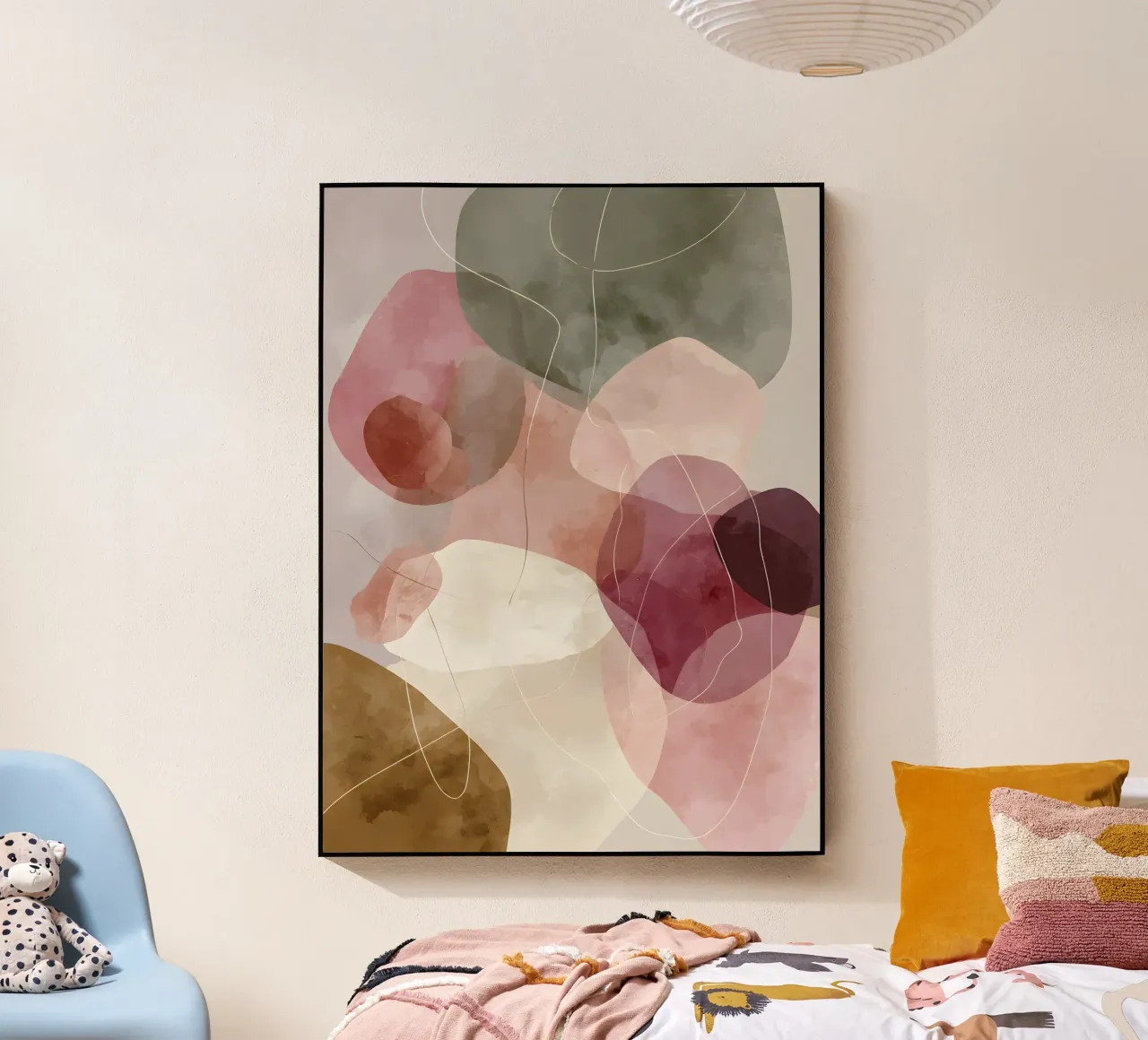 Muted Harmony plexiglass da Abstrakt Atelier