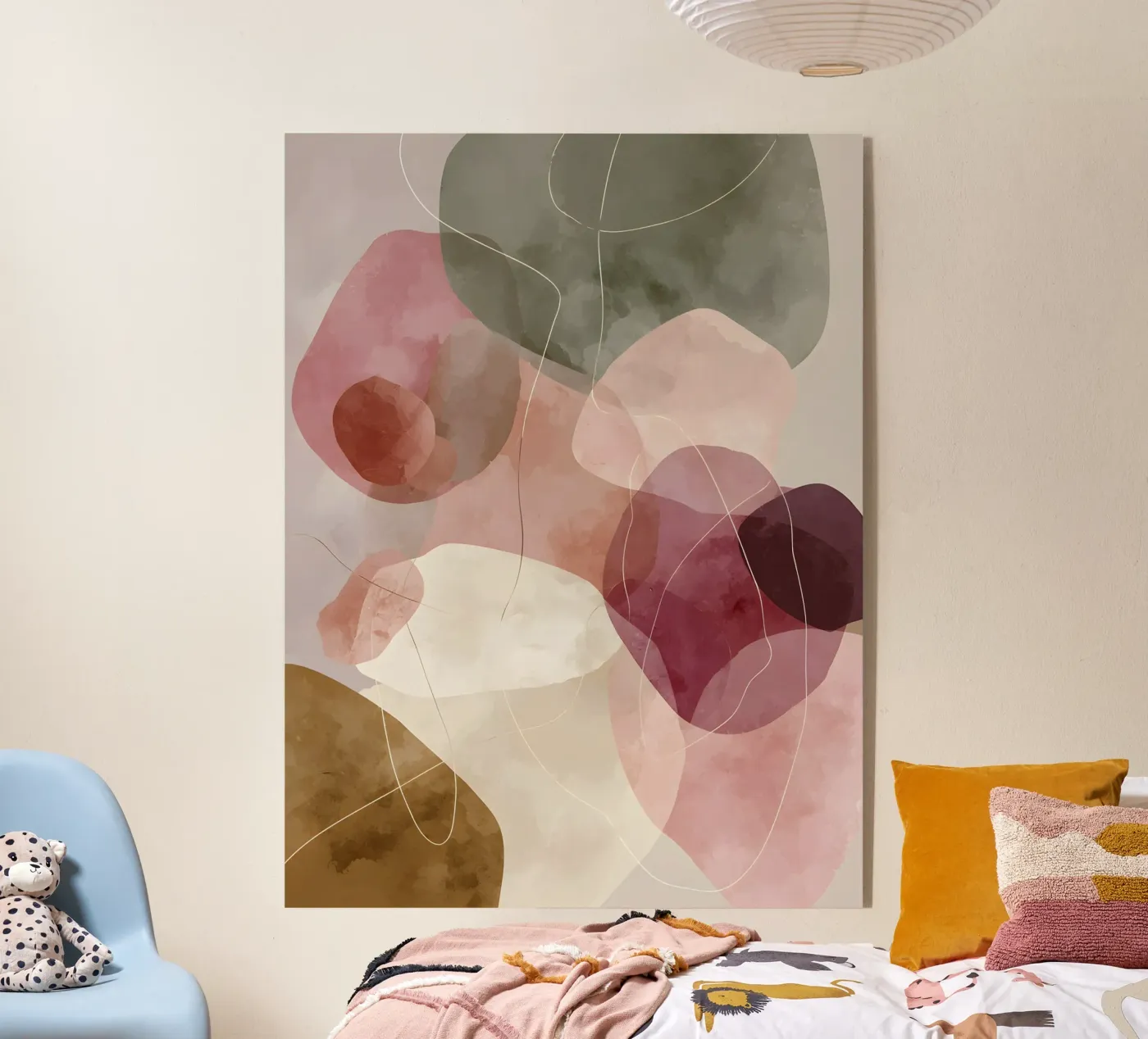 Muted Harmony plexiglass da Abstrakt Atelier