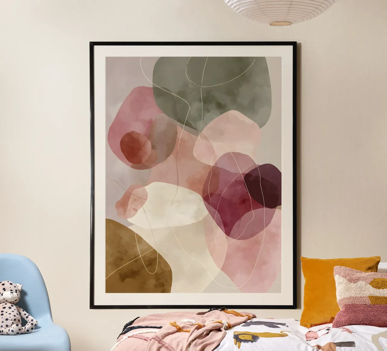 Muted Harmony poster da Abstrakt Atelier